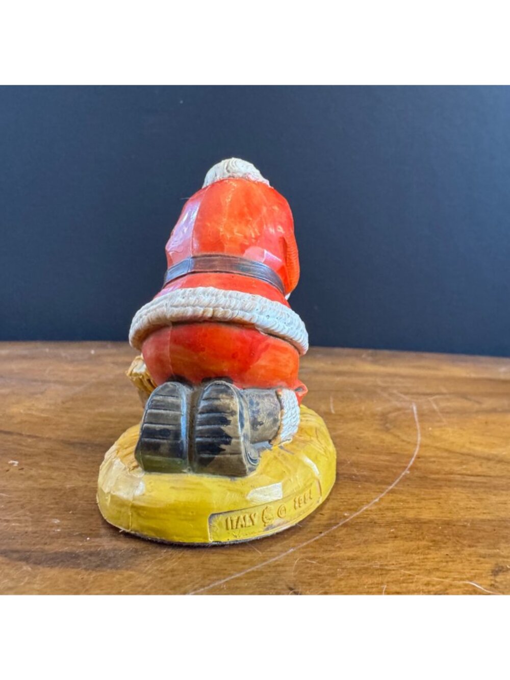 VTG Santa Kneeling By Baby Jesus Fontanini Resin Figurine 1984 Italy Manger Scen - Picture 2 of 12